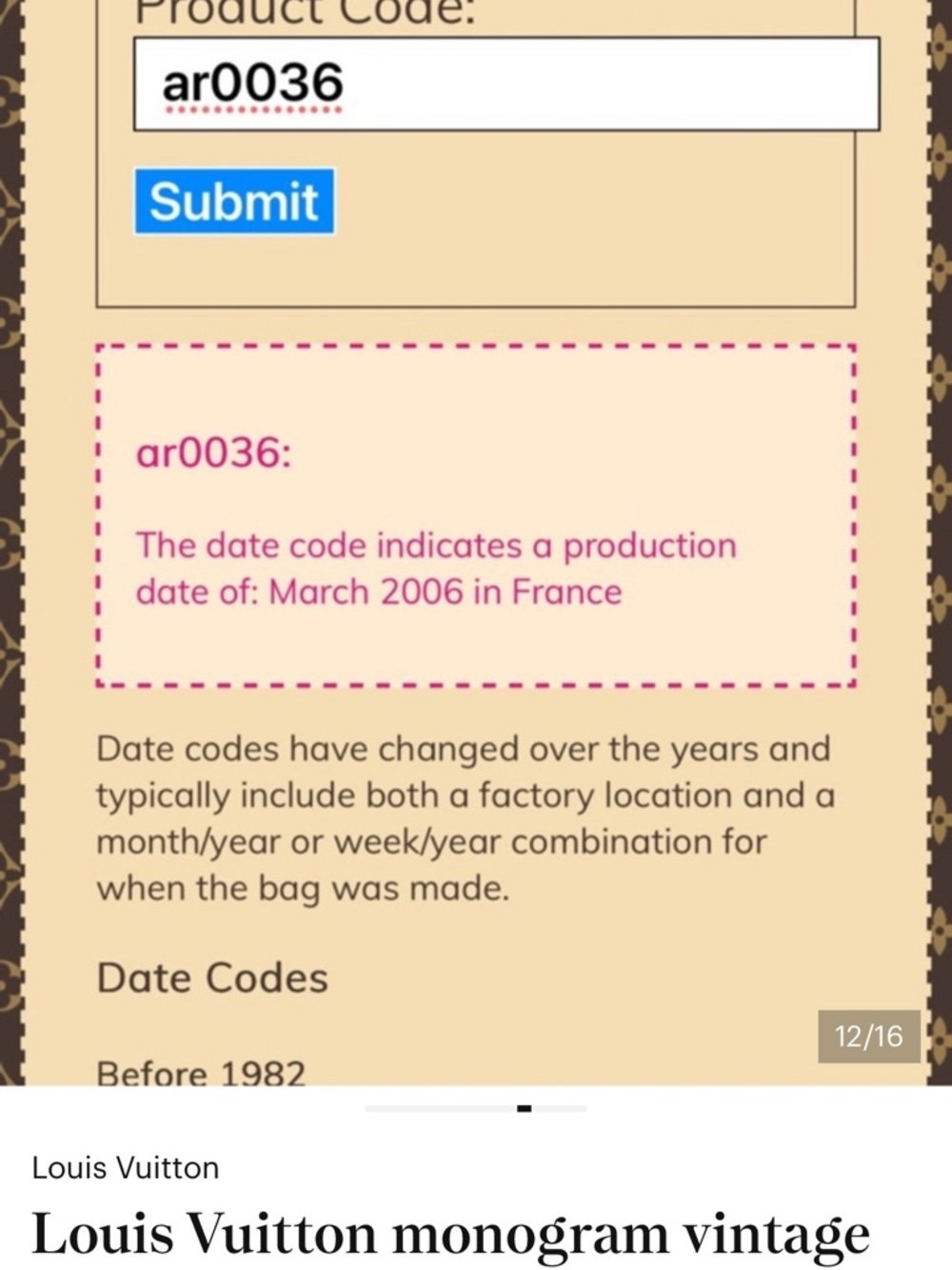 Louis Vuitton monogram vintage bucket bag 2006 - Picture 16 of 17